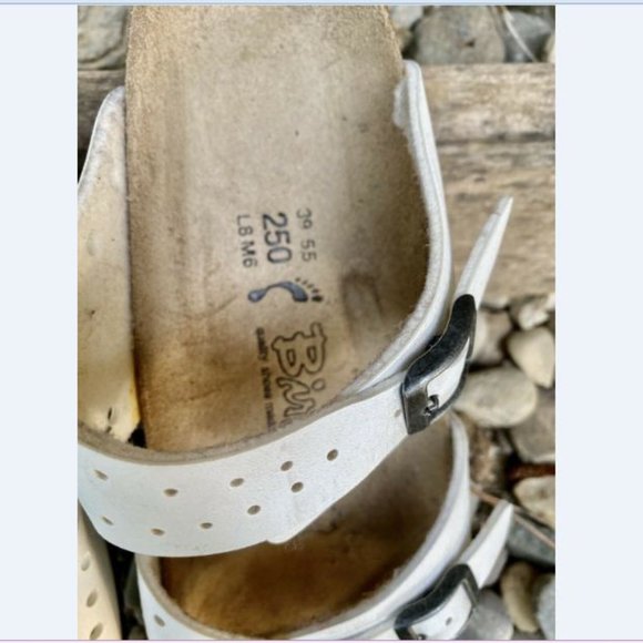 Birki's by Birkenstock Freeport White Sandals 8 - Picture 3 of 7